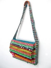 Teenage Eco Warriors Plastic Bag Messenger Bag